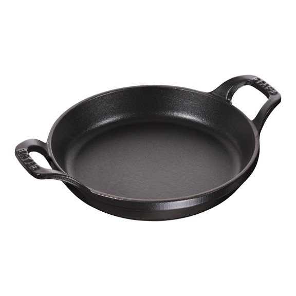 STAUB Specialities 400 mL Cast Iron Round Oven Dish, Black