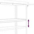 thumbnail image 5 of vidaXL File Cabinet White 90x40x200 cm Steel, 5 of 5