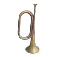 thumbnail image 4 of Bunblic Cavalry Trumpet Western Winds Instrument Musical Instrument Brass Bugle Blowing Bugle for Band Beginner Cavalry Kids Children Antique, 4 of 8