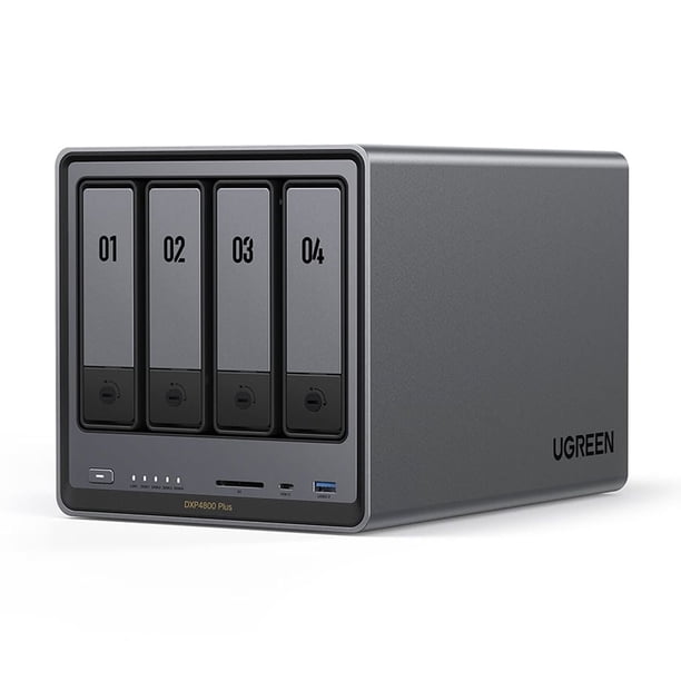 【中古】UGREEN NASync DXP4800 Plus UGREEN NASync DXP4800 Plus, 4-Bay NAS with Intel Pentium Gold, 5