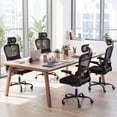 thumbnail image 4 of Costway Mesh Office Chair with Adaptive Lumbar Support Flip-up Padded Armrests Headrest, 4 of 10