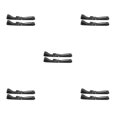 thumbnail image 1 of QualitChoice 1/2/3/5 2X Attaché Ceinture Ensemble Bagages Cils Sangle Cargo Cravate Stockage Randonnée Camping Boucle Longue Réglable Voyage Valise Noir/S 5PCS, 1 of 6