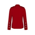 thumbnail image 5 of Mikilon Women's Solid Color Long-Sleeved Slim-Breasted Small Suit Short Coat Top, 5 of 5