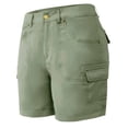 thumbnail image 4 of Shorts Cargo Taille Haute Longs pour Femmes Randonnée Entrejambe 7 Pouces Mode 2025 Légers Été pour Femmes Tendance avec Poches Coton, 4 of 9