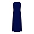 thumbnail image 4 of Jsaierl Robe Femme en Coton et Lin Été Sans Manches Robe d'Été Tunique Débardeur Robe de Plage d'Été Fluide Robes Maxi avec Poches, 4 of 5