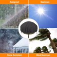 thumbnail image 4 of GLFILL Housse de Foyer Rond Toutes Saisons Protection Robuste pour Barbecue Extérieur 85*40 cm, 4 of 5