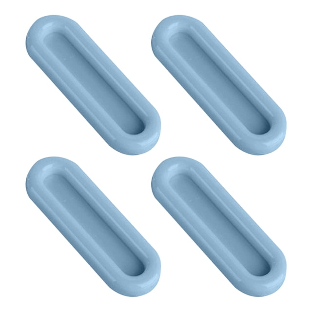 CEHVOM 4 Pieces Self-Stick Instant Cabinet Drawer Handle Helper Auxiliary Kitchen Cabinet Door Window Handle Sticker Convenient Opening Stick-On Handles Clearance