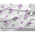 thumbnail image 2 of Soimoi Rayon Fabric Leaves & Floral Block Print Fabric by The Yard 56 Inch Wide, 2 of 3