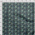 thumbnail image 4 of oneOone Georgette Viscose Light Green Fabric Tropical Abstract Craft Projects Decor Fabric Printed by The Yard 42 Inch Wide, 4 of 4