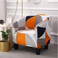 thumbnail image 3 of Armchair Cover Club Chair Cover Stretch Armchair Cover Printed MG, 3 of 7