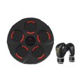 thumbnail image 2 of Music Boxing Training Machine, Smart Electronic Wall Target Reaction Target, with Lights for Kids, Adults, Home, Indoor, Gym Black Pattern Gloves, 2 of 10