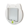 thumbnail image 1 of Porte Intérieure Extérieure pour Chat, Porte pour Chat Étanche Sans Bruit Blanc pour Chambre à Coucher, 1 of 8