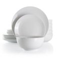 thumbnail image 1 of Elama Ensemble de Vaisselle en Porcelaine Blanche 18 Pcs Luna, 1 of 4