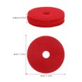 thumbnail image 2 of OFFIGAM 12 Pcs Tampons en Feutre Rouges pour Cymbales Rondelles de Tambour à Double Couche pour Prolonger la Durée de Vie des Cymbales et Placement Sécurisé, 2 of 6