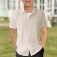 thumbnail image 5 of Kids Summer Casual Beach Shirt - Button Down, Gradient Design, Unisex, Perfect for 5-14 Years Old, 5 of 5