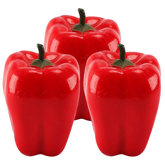 Coofit Artificial Pepper Foam Lifelike Realistic Creative Faux Pepper Fake Pepper