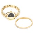 thumbnail image 4 of Women Premium  Accented Bangle Watch and Bracelet Set, Women Jewelry Set with  Quartz Movement Watch, Bracelet & Gift Box, Anniversary Gift, Christmas Gift, 4 of 8