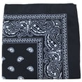 thumbnail image 1 of Paisley 100% Polyester Unisex Bandanas - 40 Pack - Bulk Wholesale, 1 of 2