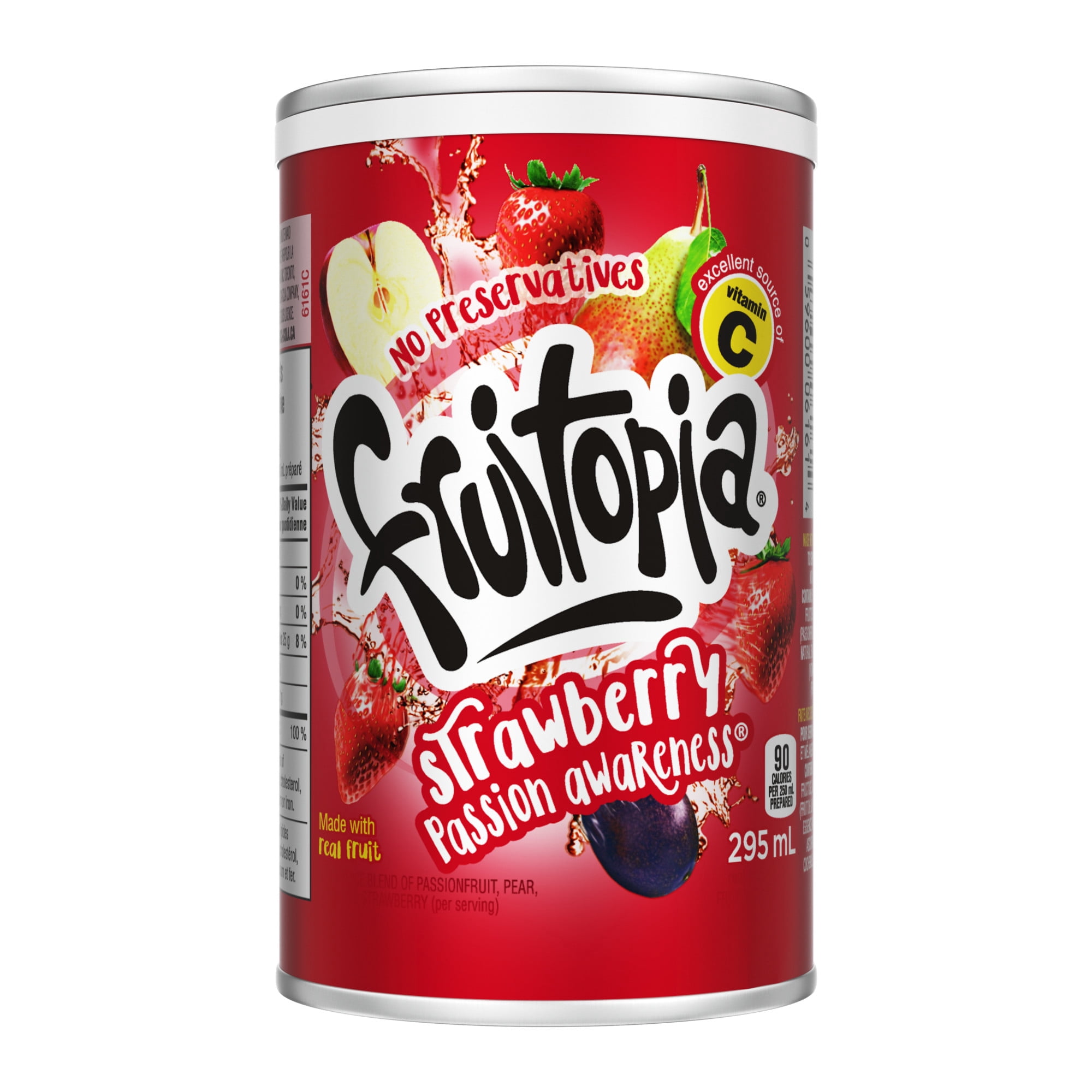 Fruitopia Strawberry Passion Awareness Can, Frozen Concentrate