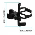 thumbnail image 2 of Porte-bouteille de Cyclisme Monté sur Rack et Porte-Gobelet pour Vélos et Poussettes - Bouteille d'Eau Universelle Réglable à Rotation 360° avec Construction Durable et en Résine, 2 of 6