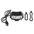 thumbnail image 1 of Alloy Bike Front Light Mode Headlight Flashlight Gear Black, 1 of 8