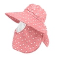 thumbnail image 4 of Women Summer Sun Hat Women Adjustable Anti Outdoor Riding Large Hat Sun Visor Protective Hat, 4 of 4