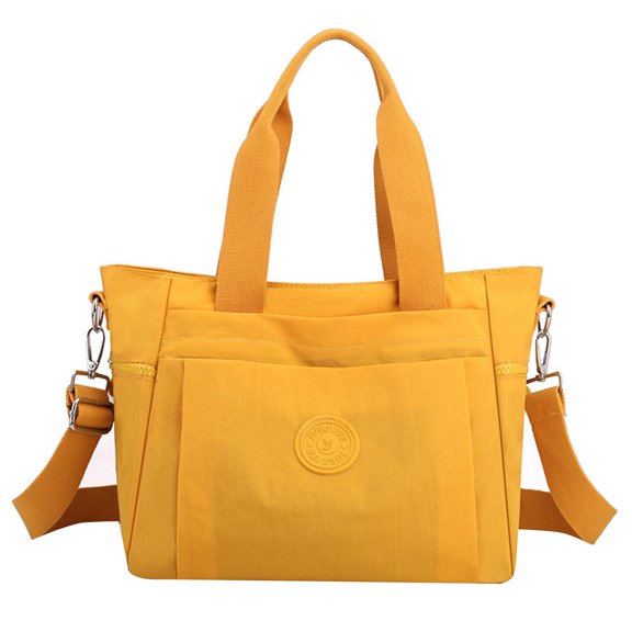 Sac à Bandoulière en Nylon Imperméable avec Multiples Poches et Sangle Ajustable pour Femmes