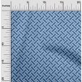 thumbnail image 2 of oneOone Rayon Royal Blue Fabric Geometrical Craft Projects Decor Fabric Printed By The Yard 56 Inch Wide, 2 of 4