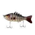 thumbnail image 4 of Almencla Leurres de Pêche avec Hameçon Crankbaits Leurres Durs Réalistes pour Perche Achigan Poisson-Chat Rouge, 4 of 8