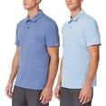 thumbnail image 1 of 32 Degrees Cool Polo Shirt for men, 2 pack, Color Blue and light Blue, Size Large, 1 of 5
