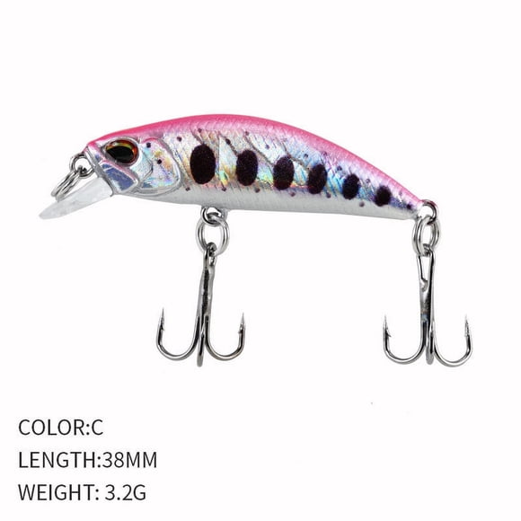 Hot 38MM 3.2G Mini Modèle Japonais Minnow Coulant Leurres de Pêche Jerkbaits Pache Appât Artificiel Leurre Wobbler pour Truite Achigan Carpe 3