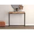 thumbnail image 2 of Safdie & Co. Table Console 35L Bois Brun Récupéré Plateau Creux, 2 of 4