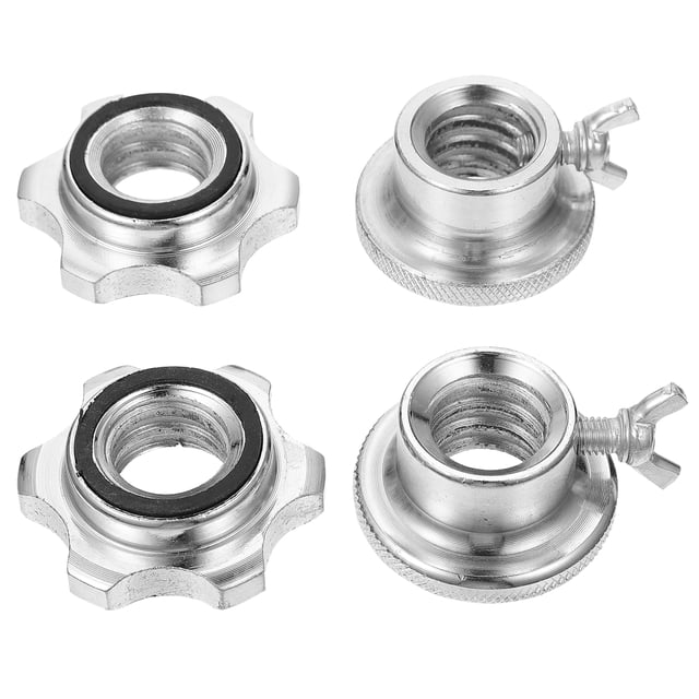 Miangastore Dumbbell Clamp Steel 4Pcs 2.1X2.1X1.2in