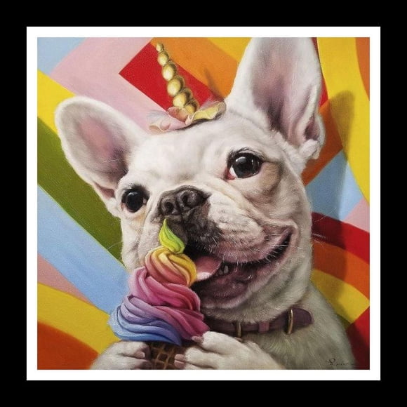 Rainbow Party, By Lucia Heffernan-Framed Art