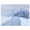 thumbnail image 2 of Blue Frosty Winter Weather Panorama - Landscape Print Wall Artwork, 2 of 3