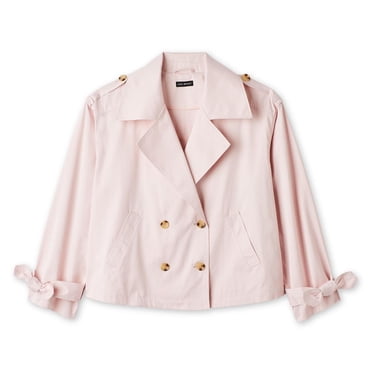 Lane Bryant Women's Plus Cropped Trench Coat