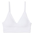 thumbnail image 2 of George Women's Ribbed V-Neckline Bralette, 2 of 3