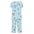 thumbnail image 4 of Jamicy Ensemble de Pyjama Doux pour Femme Ensemble de Pyjama pour Femme à la Mode Décontracté Ample Imprimé Col Rond à Boutons Pantacourt Ensemble de Pyjama Pyjama d'Halloween, 4 of 4