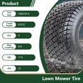 thumbnail image 4 of Hi-Run SU05 Pneu sans chambre à air 18X8.50-8 4PR, gazon et jardin, motif Turf Saver, 4 of 7