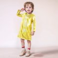 thumbnail image 2 of LUOGENLI Robe à Paillettes pour Enfants Manches Longues Col Rond Robe Droite T-Shirt Robe pour Filles 2025 Élégante Classe Or 13-14 Ans, 2 of 4