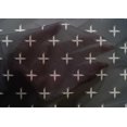 thumbnail image 4 of oneOone Cotton Silk Fabric Plus Sign Kasuri Printed Fabric 1 Yard 42 Inch Wide, 4 of 4
