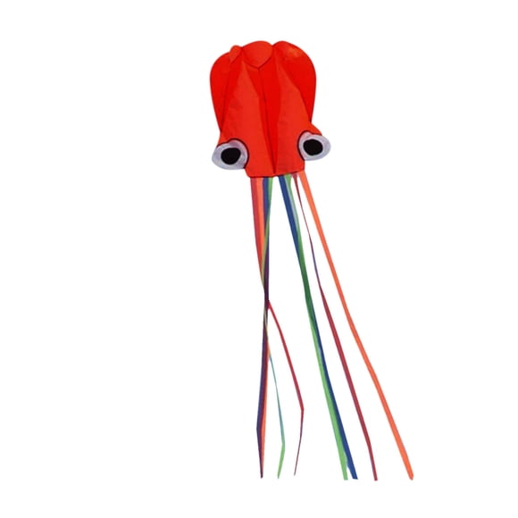 Easy Fly Octopus Kite for and Adults, 10 ft Soft Nylon Stunt Power Kite for Beach and Outdoor Fun