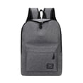 thumbnail image 1 of Backpack Large Capacity Adjustable Strap Solid Color Simplicity Outdoor Nylon Travel Bag, 1 of 9
