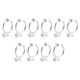 thumbnail image 1 of ZLight 10pcs Ear Clip Converters Earring Accessories Screw/Lever Non-Pierced Handmade with Loop Plastic Pads Findings Type18 1Set, 1 of 6