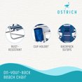 thumbnail image 2 of Ostrich On-Your-Back Outdoor Lounge 5 Position Recline Beach Chair (2 Pack), 2 of 12