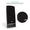 thumbnail image 3 of Cyber Acoustics CA2014 4W 2pc Desktop Speakers -Black, 3 of 4