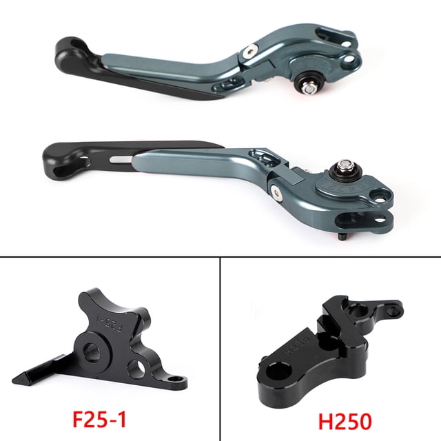 Levier de Frein et d'Embrayage Extensible Réglable pour Honda CBR500R CB500F/X 19-21 Noir