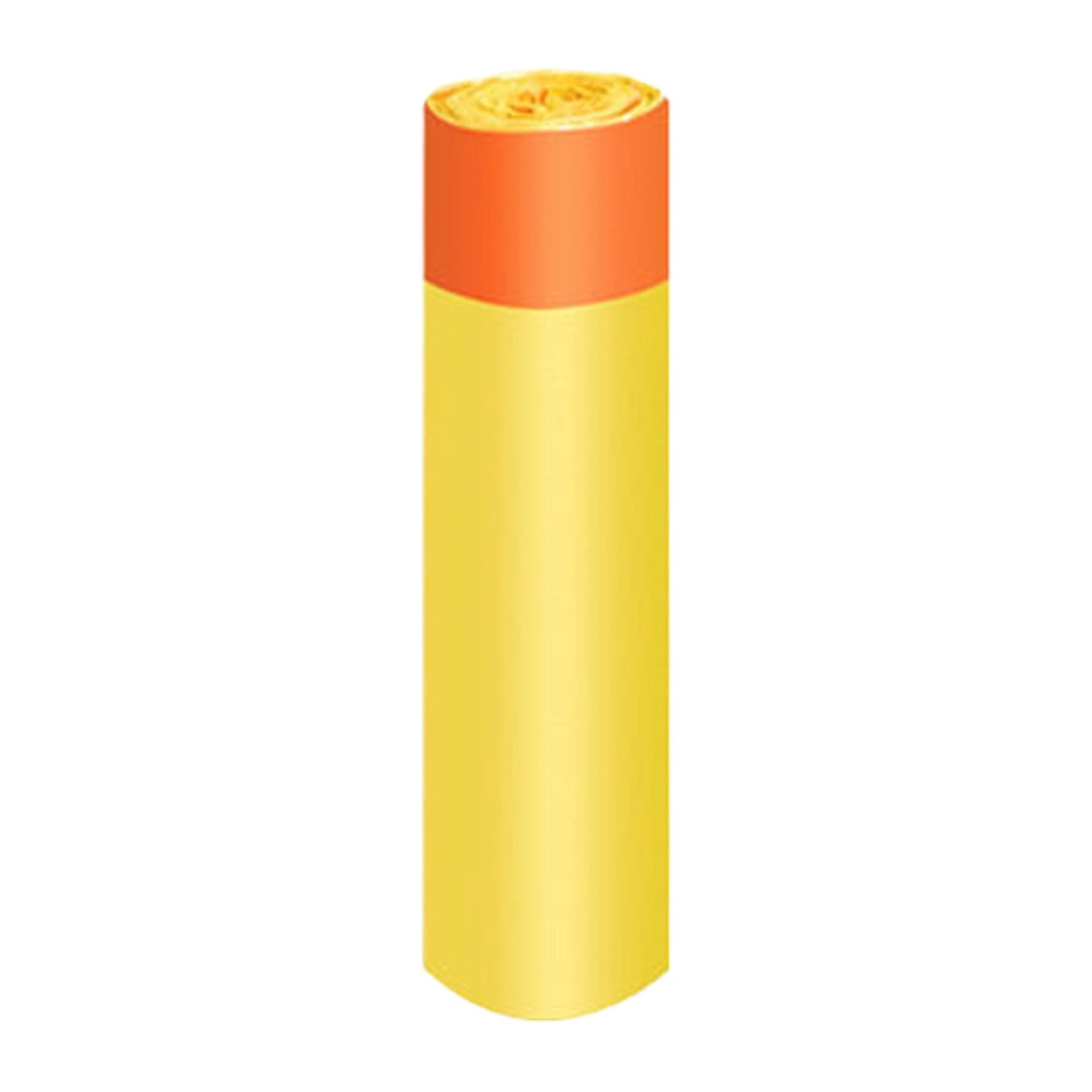 Kitchen Rubbish Bags Disposable Garbage Bag Thickened Flat Mouth With Rolled Garbage Bag Garbage Bag,Yellow Kitchen Rubbish Bags