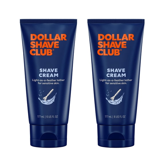 Dollar Shave Club Shave Cream, 6 oz, 2 Pack