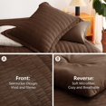 thumbnail image 3 of CozyLux Queen Comforter Set Brown Seersucker 7 Pieces Bed in a Bag Queen Comforter Set with Sheets Luxury Soft Bedding Set with Down Alternative Comforter Sheets Pillowcases & Shams for All Seasons, 3 of 5